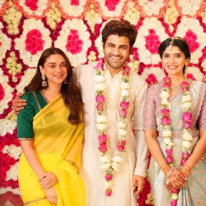 Hero Sharwanand and Rakshita Grand Engagement Ceremony