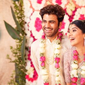 Hero Sharwanand and Rakshita Grand Engagement Ceremony