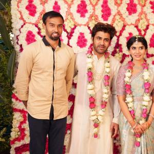 Hero Sharwanand and Rakshita Grand Engagement Ceremony