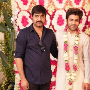 Hero Sharwanand and Rakshita Grand Engagement Ceremony