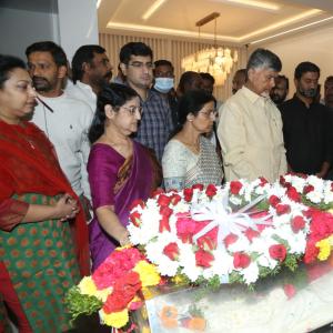 Celebs Pay Homage to Nandamuri Tarakaratna