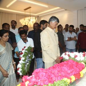 Celebs Pay Homage to Nandamuri Tarakaratna