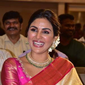 Samyuktha Latest Pics in Traditonal Saree