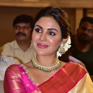 Samyuktha Latest Pics in Traditonal Saree