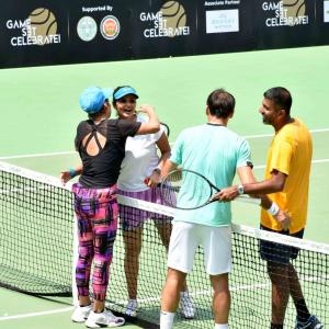 Sania Mirza Farewell Exhibition Match at LB Stadium