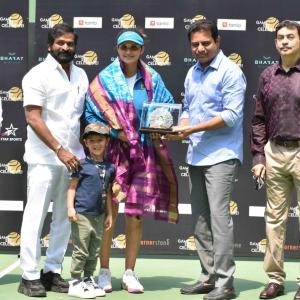Sania Mirza Farewell Exhibition Match at LB Stadium