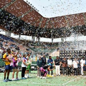 Sania Mirza Farewell Exhibition Match at LB Stadium