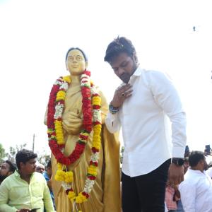 Manchu Manoj and Bhuma Mounika at Nandyala