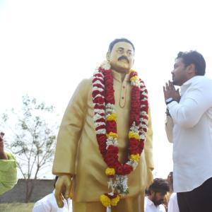 Manchu Manoj and Bhuma Mounika at Nandyala