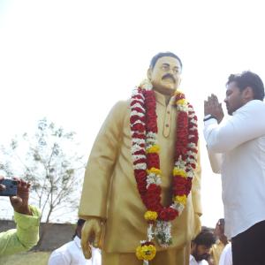 Manchu Manoj and Bhuma Mounika at Nandyala