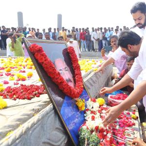 Manchu Manoj and Bhuma Mounika at Nandyala