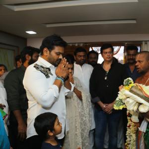 Manchu Manoj and Bhuma Mounika at Nandyala