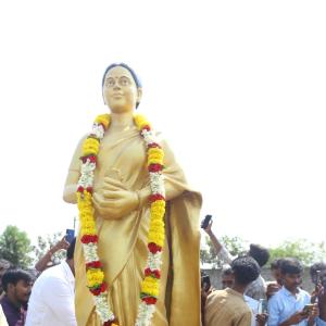 Manchu Manoj and Bhuma Mounika at Nandyala