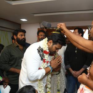 Manchu Manoj and Bhuma Mounika at Nandyala