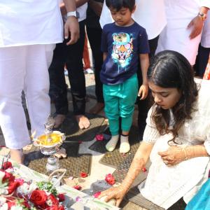 Manchu Manoj and Bhuma Mounika at Nandyala