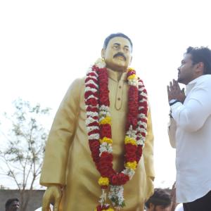 Manchu Manoj and Bhuma Mounika at Nandyala