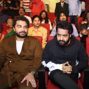 NTR at Das ka Dhamki Pre Release Event