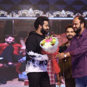 NTR at Das ka Dhamki Pre Release Event