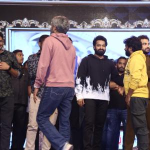 NTR at Das ka Dhamki Pre Release Event
