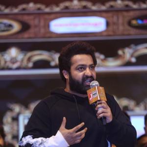 NTR at Das ka Dhamki Pre Release Event