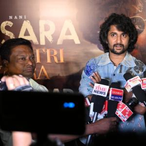 Nani Dasara Movie Promotions at Ahmedabad