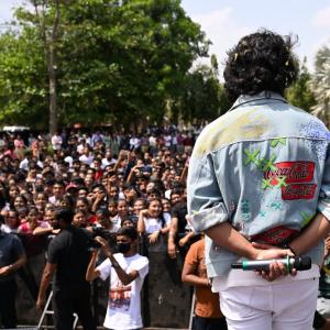 Nani Dasara Movie Promotions at Ahmedabad