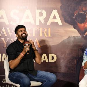 Nani Dasara Movie Promotions at Ahmedabad