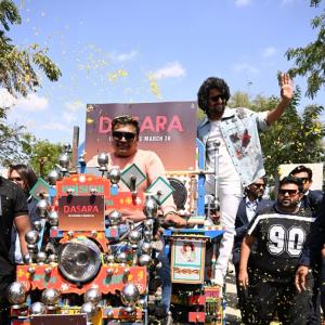 Nani Dasara Movie Promotions at Ahmedabad