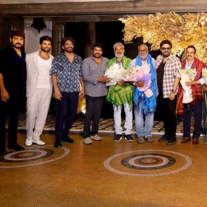 Celebs at Ram charan Birthday Bash Event