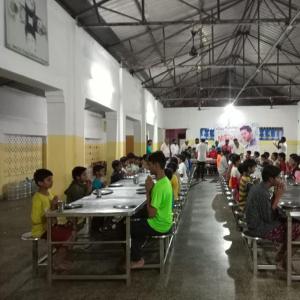 Nithin's birthday celebrations by fans