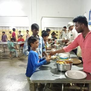 Nithin's birthday celebrations by fans