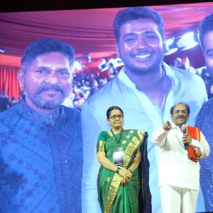 TFI 24 crafts celebrate the Oscar award winners MM Keeravaani and Chandrabose