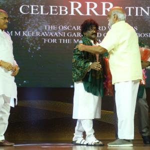 TFI 24 crafts celebrate the Oscar award winners MM Keeravaani and Chandrabose