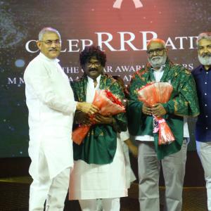 TFI 24 crafts celebrate the Oscar award winners MM Keeravaani and Chandrabose