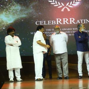 TFI 24 crafts celebrate the Oscar award winners MM Keeravaani and Chandrabose