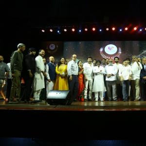 TFI 24 crafts celebrate the Oscar award winners MM Keeravaani and Chandrabose