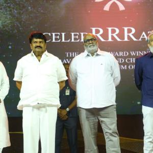 TFI 24 crafts celebrate the Oscar award winners MM Keeravaani and Chandrabose