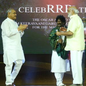 TFI 24 crafts celebrate the Oscar award winners MM Keeravaani and Chandrabose