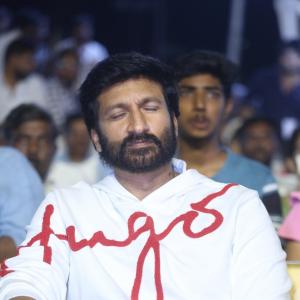 Gopichand's Ramabanam Movie DHARUVEYY RA Song Launch