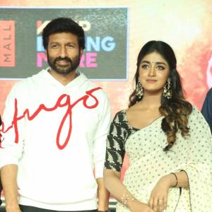 Gopichand's Ramabanam Movie DHARUVEYY RA Song Launch