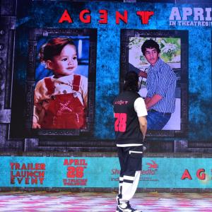 Agent Movie Trailer Launch Event at Kakinada
