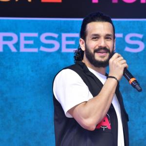 Agent Movie Trailer Launch Event at Kakinada