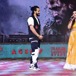 Agent Movie Trailer Launch Event at Kakinada
