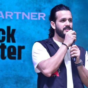 Agent Movie Trailer Launch Event at Kakinada