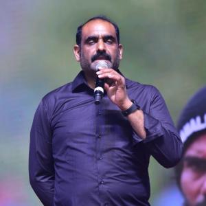 Agent Movie Trailer Launch Event at Kakinada