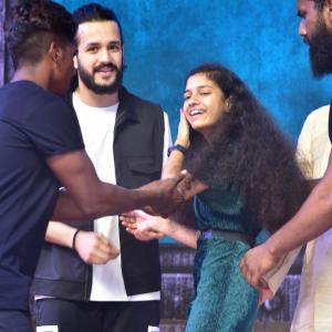 Agent Movie Trailer Launch Event at Kakinada