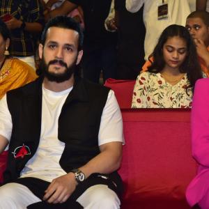 Agent Movie Trailer Launch Event at Kakinada