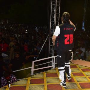 Agent Movie Trailer Launch Event at Kakinada