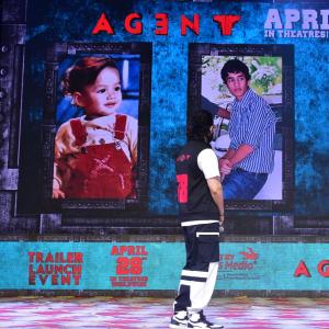 Agent Movie Trailer Launch Event at Kakinada