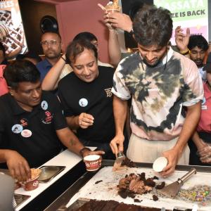 Actor Vijay Deverakonda Launches His Ice Cream Concept